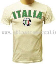 Italia T-shirt, Italian Italy World Cup Soccer Pride T-shirt from China