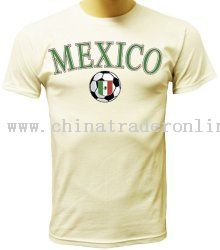 Mexico T-shirt World Cup Soccer Pride T-shirt Mexican from China