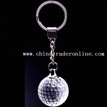 Ball Shape Crystal Keychain from China