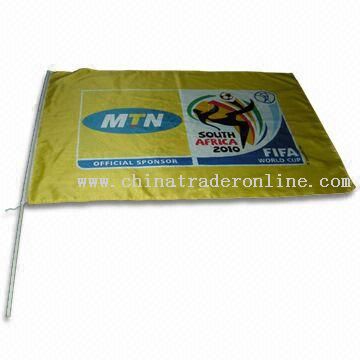 Polyester Hand Flag for World Cup 2010 from China