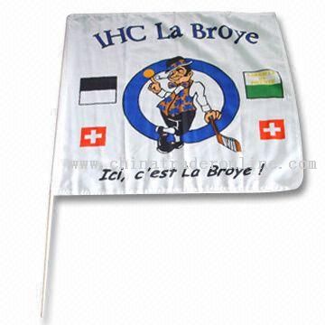 Polyester Hand Flag for World Cup 2010 from China