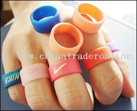 Silicone finger bands