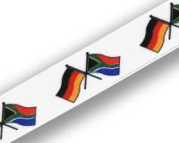 Crossed Flag Lanyards: Germany-South Africa