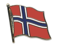 Flag Pins Norway (swinging)