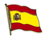 Flag Pins Spain (swinging)