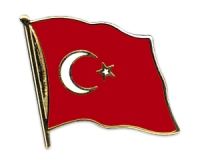 Flag Pins Turkey (swinging)