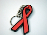 Keyrings AIDS ribbon