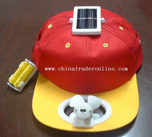 Mono(Multi)crystalline Solar Fan Cap (Dual Power)