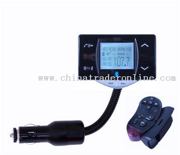 FM transmitter with bluetooth handsfree function from China