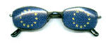 Sunglasses with Flag of European Union lenses