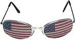 Sunglasses with Flag of United States lenses