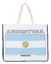 Tote Bag with flag of Argentina