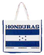 Tote Bag with flag of Honduras from China