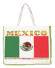 Tote Bag with flag of Mexico