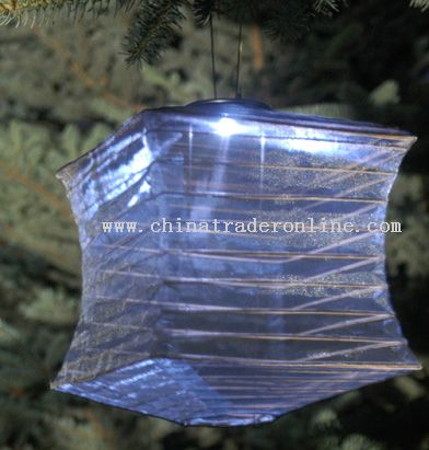 China Silk Effect Solar Lantern