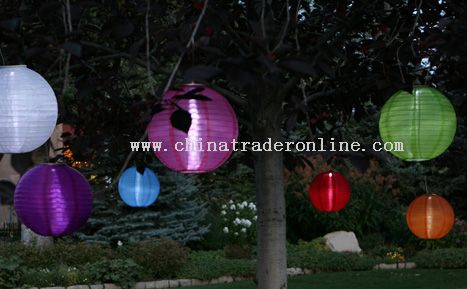 China Silk Solar Lantern from China