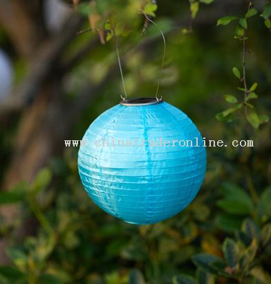 Soji Silk Solar Lantern from China