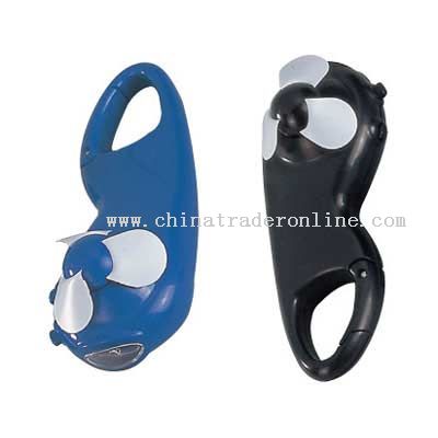 Flashing Mini carabiner Fan from China