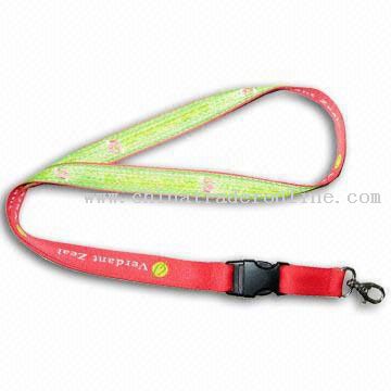 Jacquard logo Lanyard from China