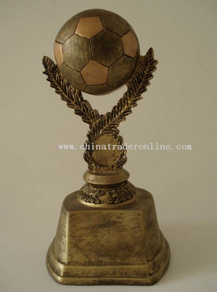 Polyresin Trophy/Award/Promotion/Resinic/Prize/Football/Player/Soccer/Shoe from China