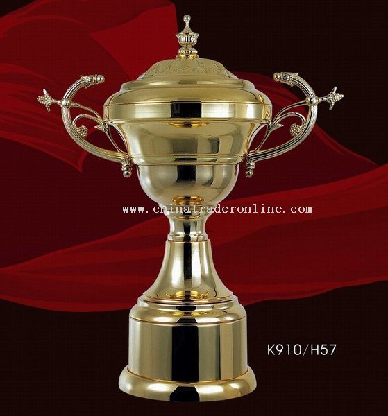 Trophy made by alloy and with ABS or marble base from China