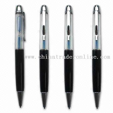 Liquid Pens with Sand Clock Inside from China