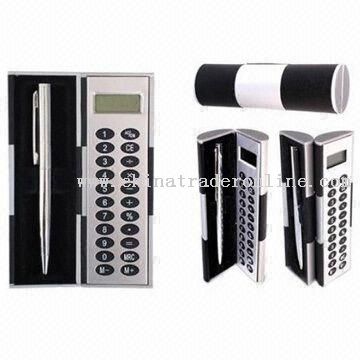 Magic Box Eight Digits Calculator with Ball Pen from China