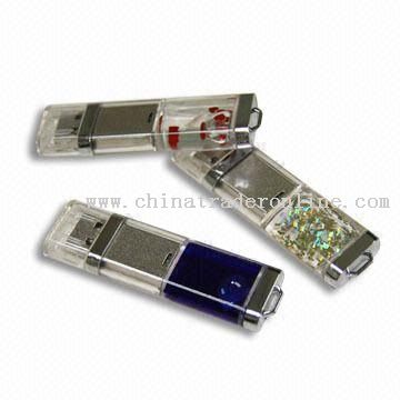 Liquid Style USB Flash Drive with 1,000G Shock Resistance from China