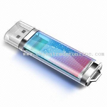 Liquid-styled USB Flash Drive with 512MB to 4GB Memory Capacity from China