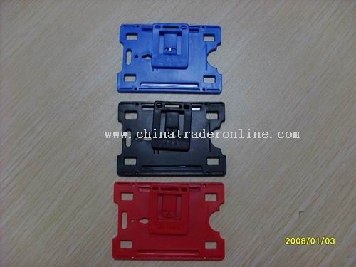 Plastic Injection Identification Badge Holder