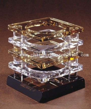 Crystal Pen Holder Vase