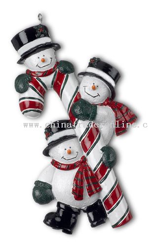 Resin Snowman Ornament