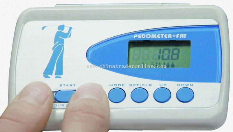 Name-Card Holder Pedometer with Body Fat Analyzer from China