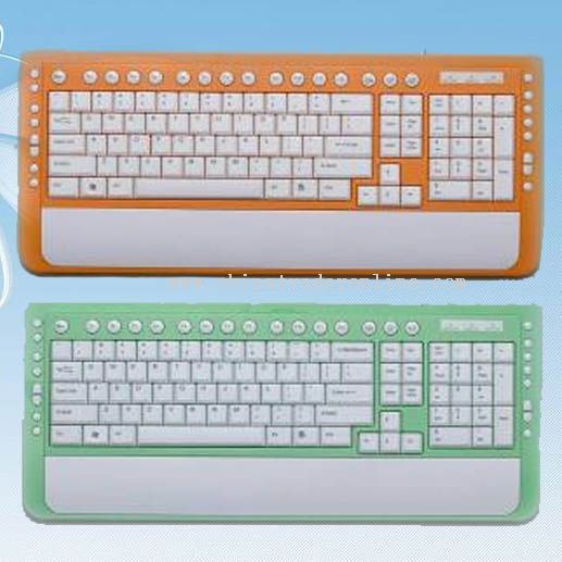 Fashion Multimedia Colors Keyboard for Computer and Laptop
