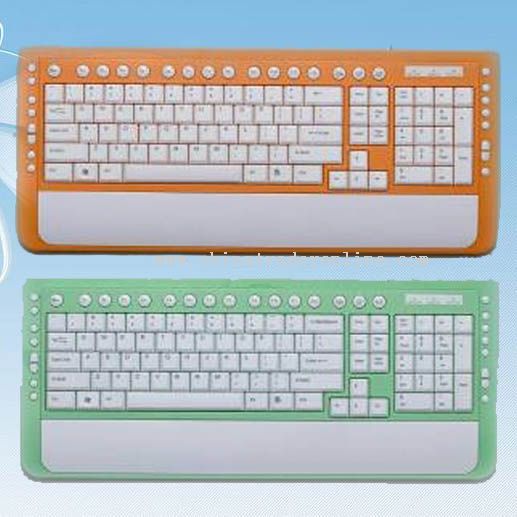 Fashion Multimedia Colors Keyboard for Computer and Laptop from China