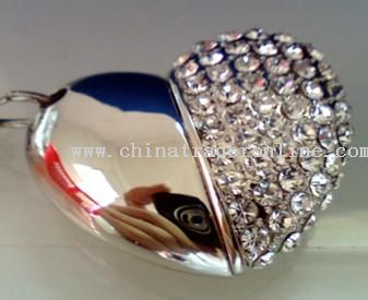 Diamond USB Flash Drive for Valentine Day from China