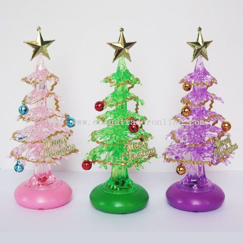 USB 7 Color Crystal Tree With Bell & Belt