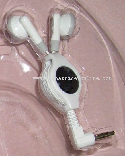 Retractable Earphone from China