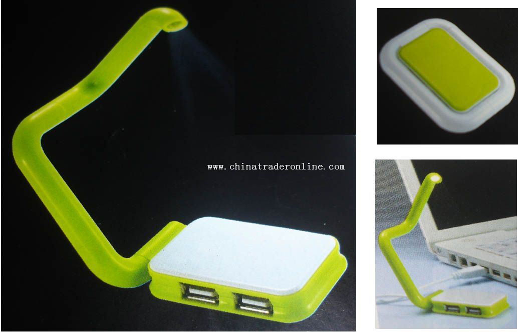 USB Hub Foldable Book Light