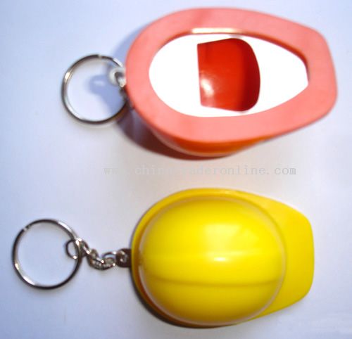 Mini Cap Keychain with Bottle Opener from China