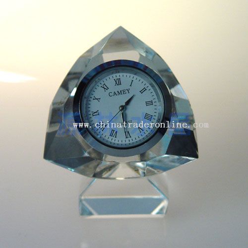 Crystal Table Clock