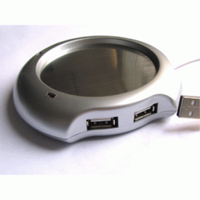 4 USB Hub Port WARMER CUP