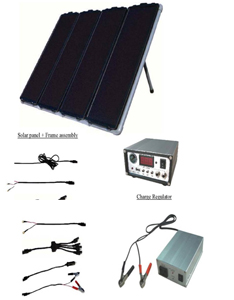 60W solar power generation kit from China