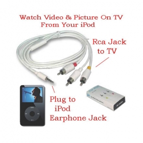 Ipod Cable on Promotional Ipod Av Cable   Ipod Av Cable Free Samples   Cto31479