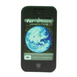 Black Silicon Skin Case Cover for Apple iphone from China