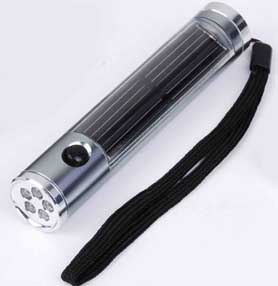 Super bright 5pcs LED Solar torch from China