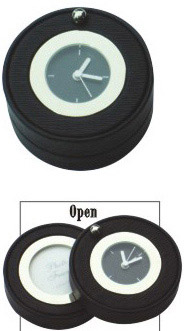 Leather Clock With Photoframe from China