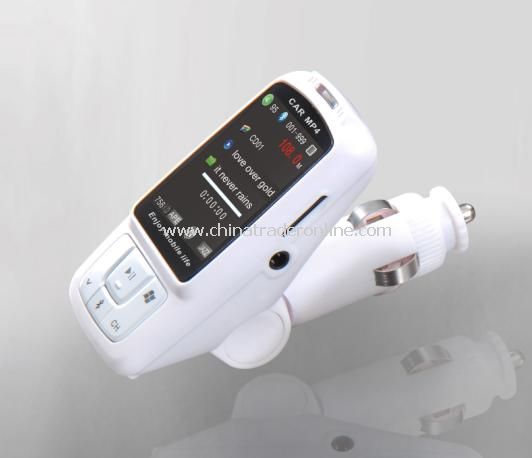 Car MP4 FM Transmitter with Bluetooth Function