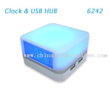 4 Port USB Hub Clock Hub from China