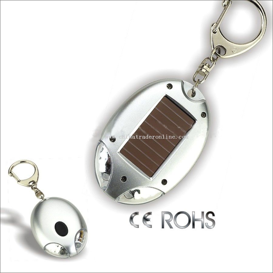 Solar-energy LED light and keychains